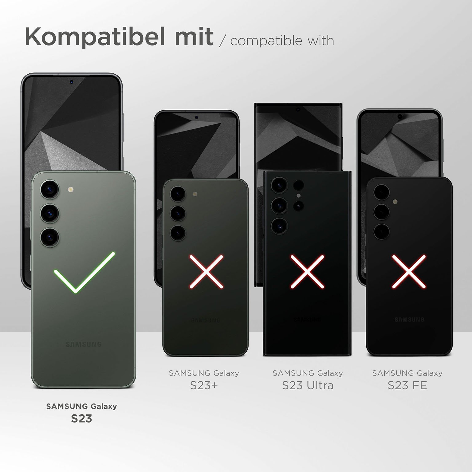 moex Free Spirit Samsung Galaxy S23 Hülle mit Band abnehmbar