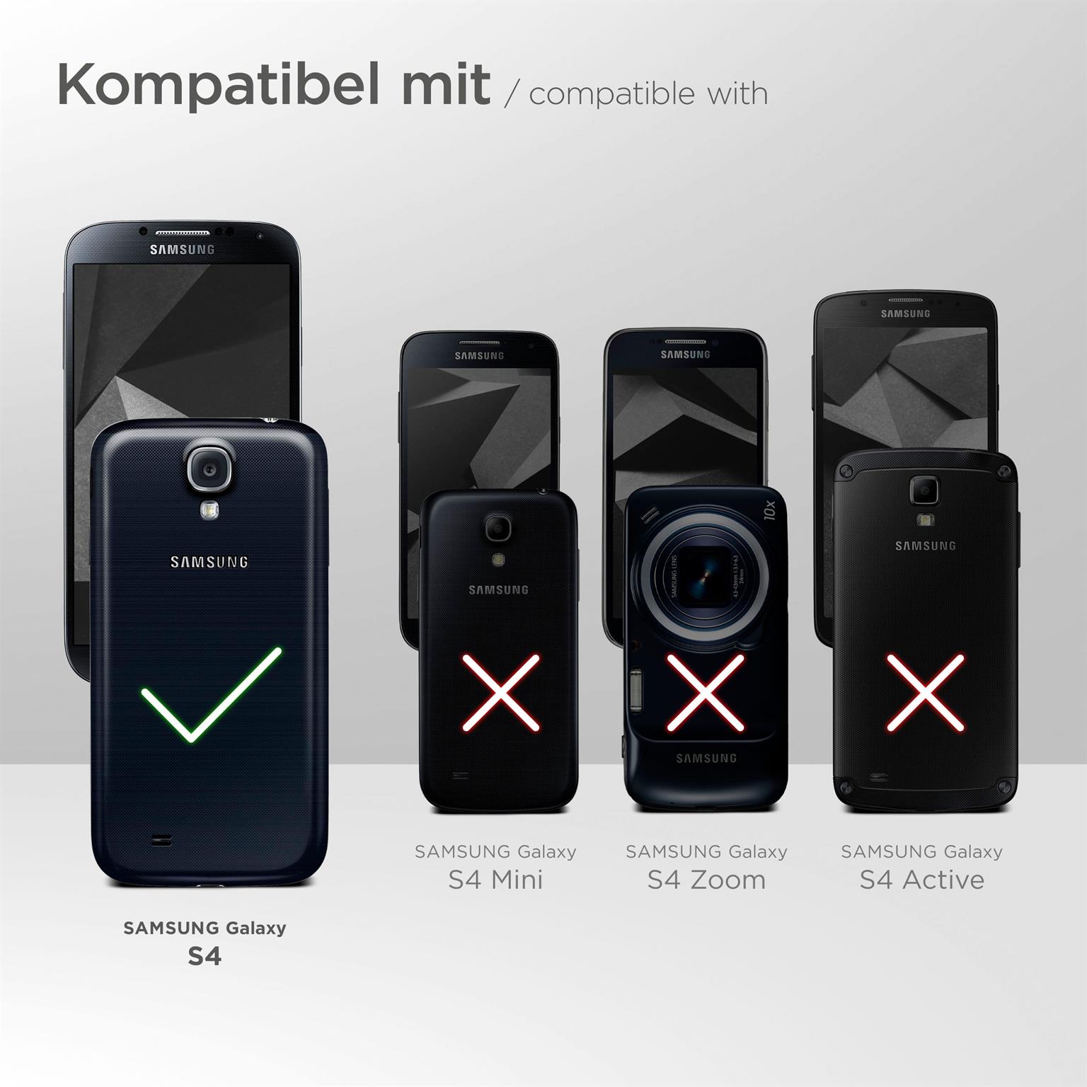 ONEFLOW Clear Case Samsung Galaxy S4 Silikonhülle transparent