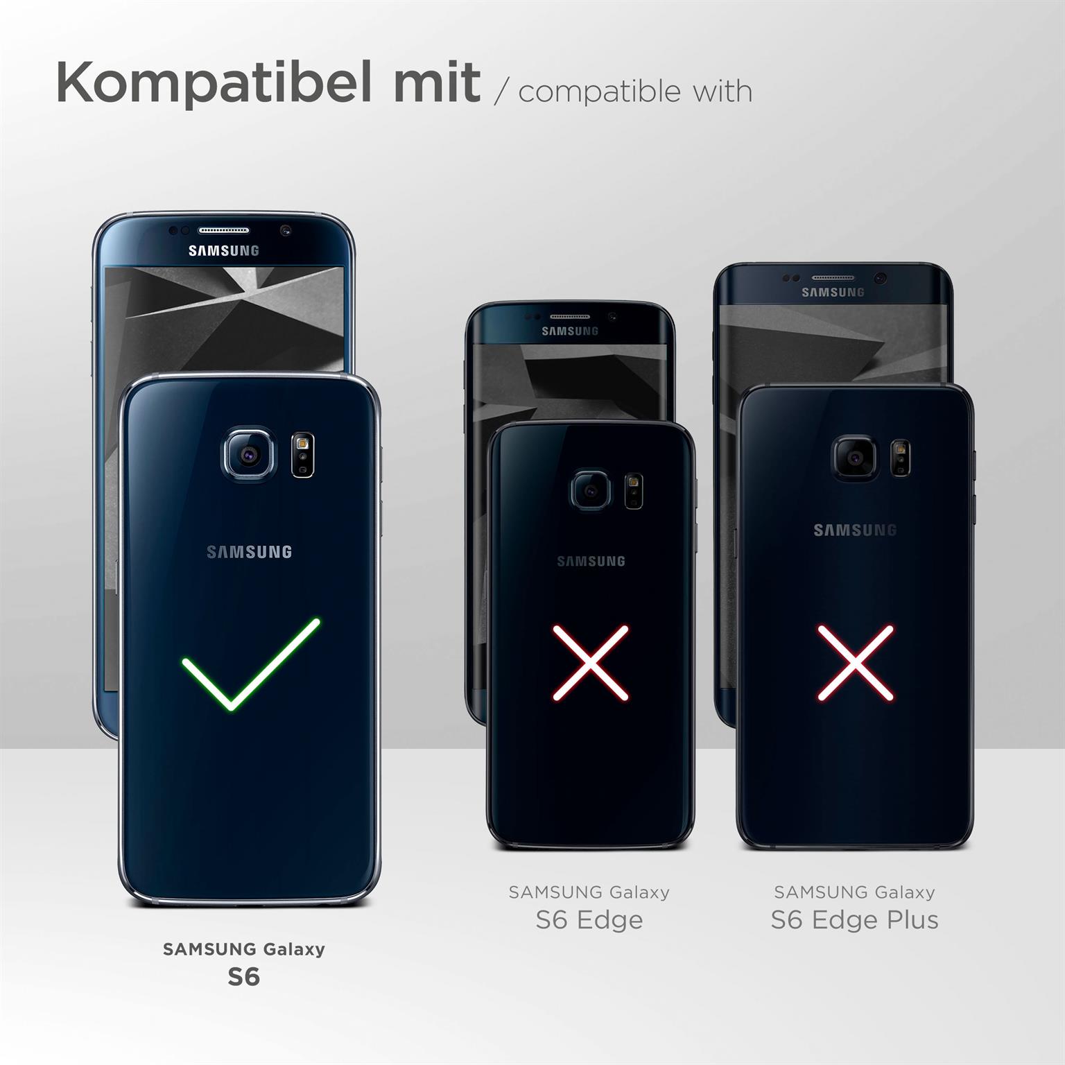 moex Agility Case für Samsung Galaxy S6 – Handy Gürteltasche aus Nylon mit Karabiner und Gürtelschlaufe