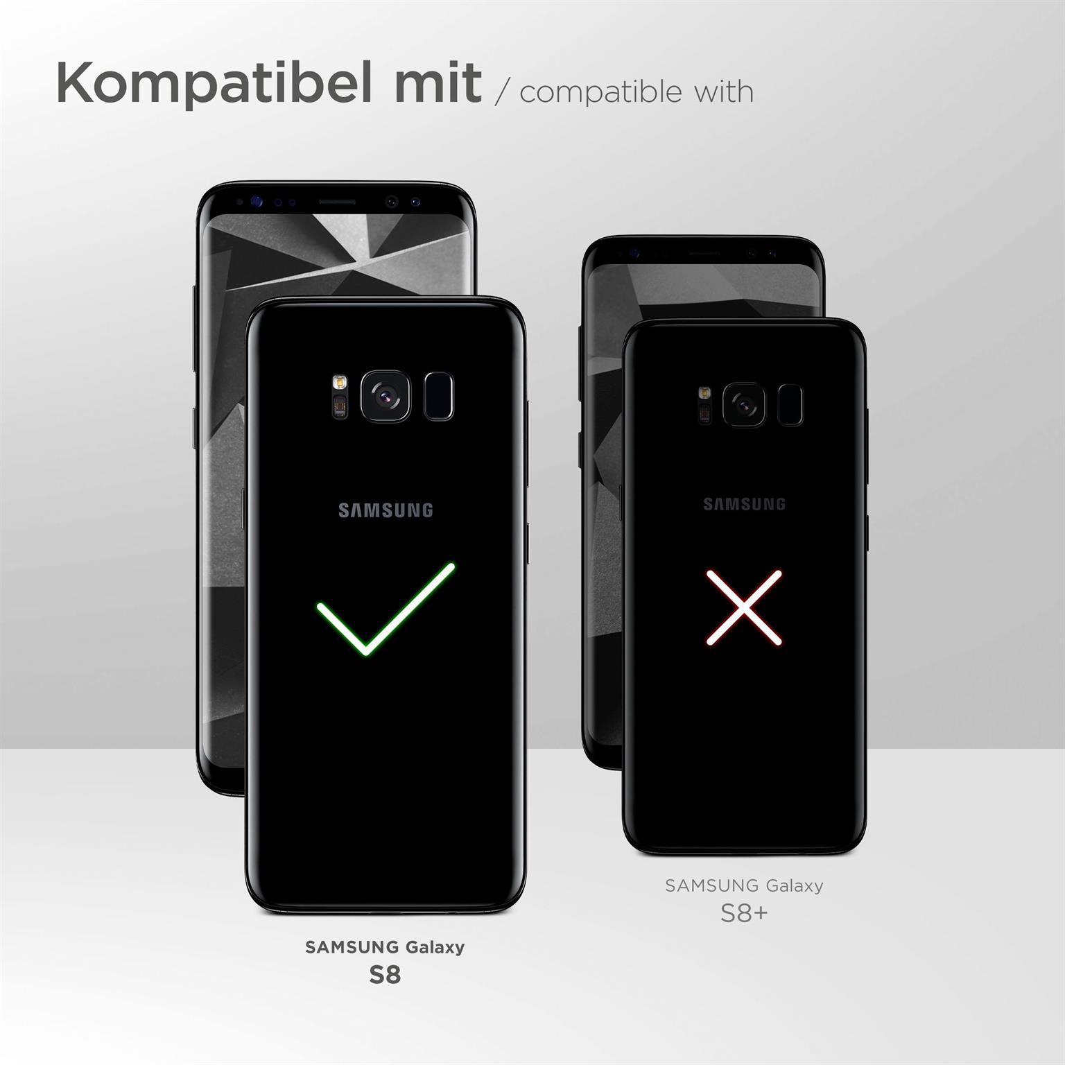 moex Unleash für Samsung Galaxy S8 – Handykette ohne Hülle, schnell abnehmbar mit Karabiner