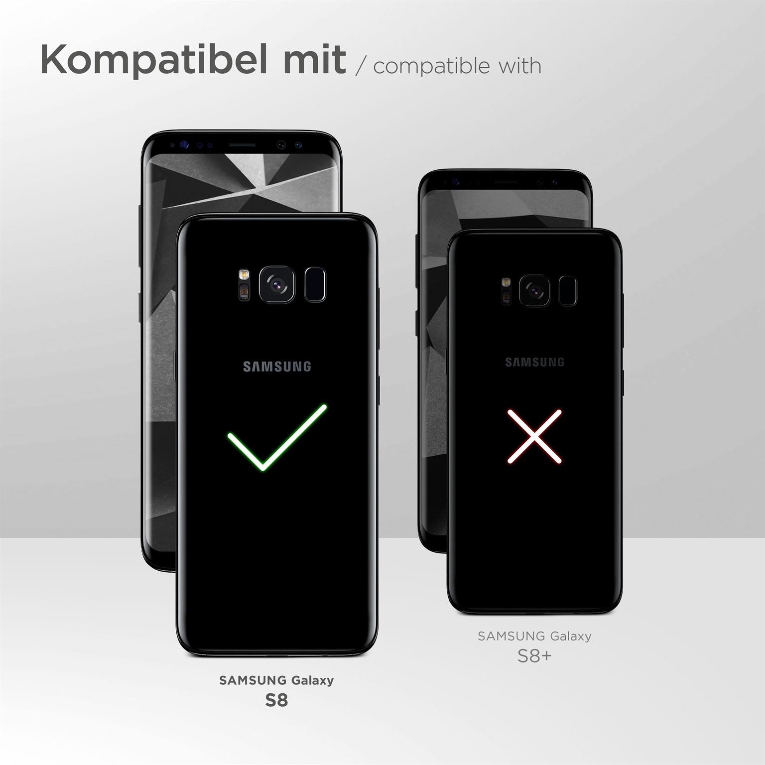 moex Alpha Case für Samsung Galaxy S8 – Extrem dünne, minimalistische Hülle in seidenmatt