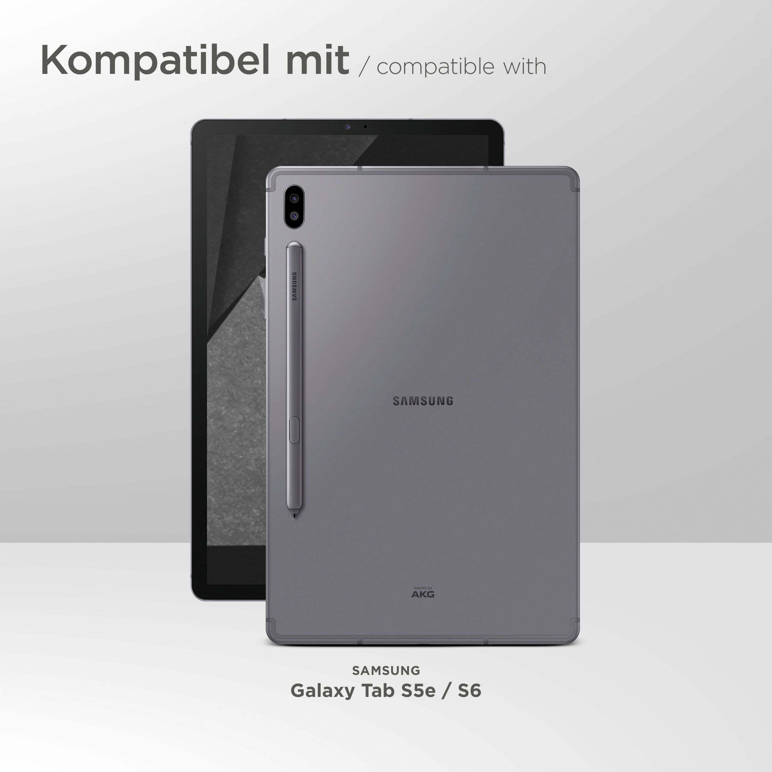 moex FlexProtect Klar für Samsung Galaxy Tab S5e – Schutzfolie für zusätzlichen Displayschutz, Ultra klar