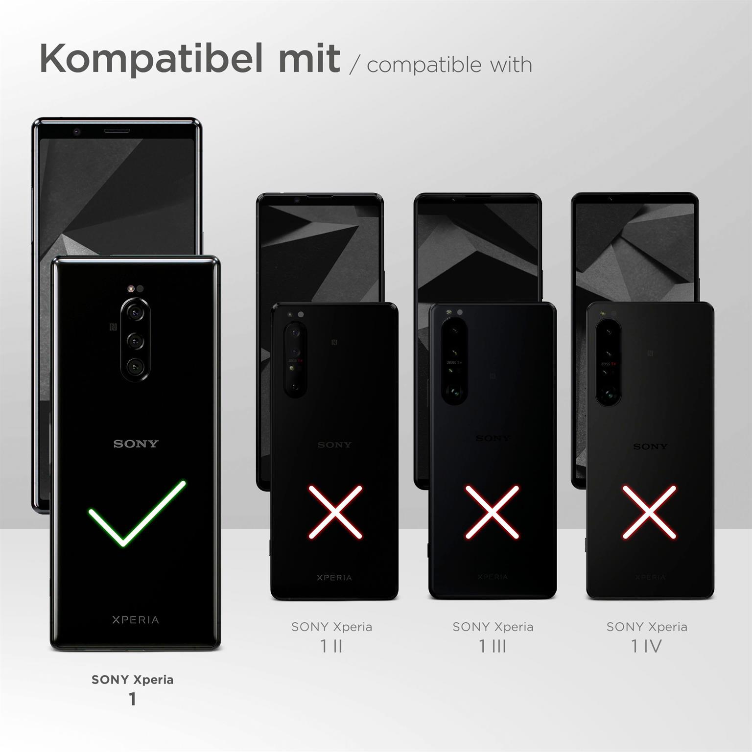 moex Agility Case für Sony Xperia 1 – Handy Gürteltasche aus Nylon mit Karabiner und Gürtelschlaufe