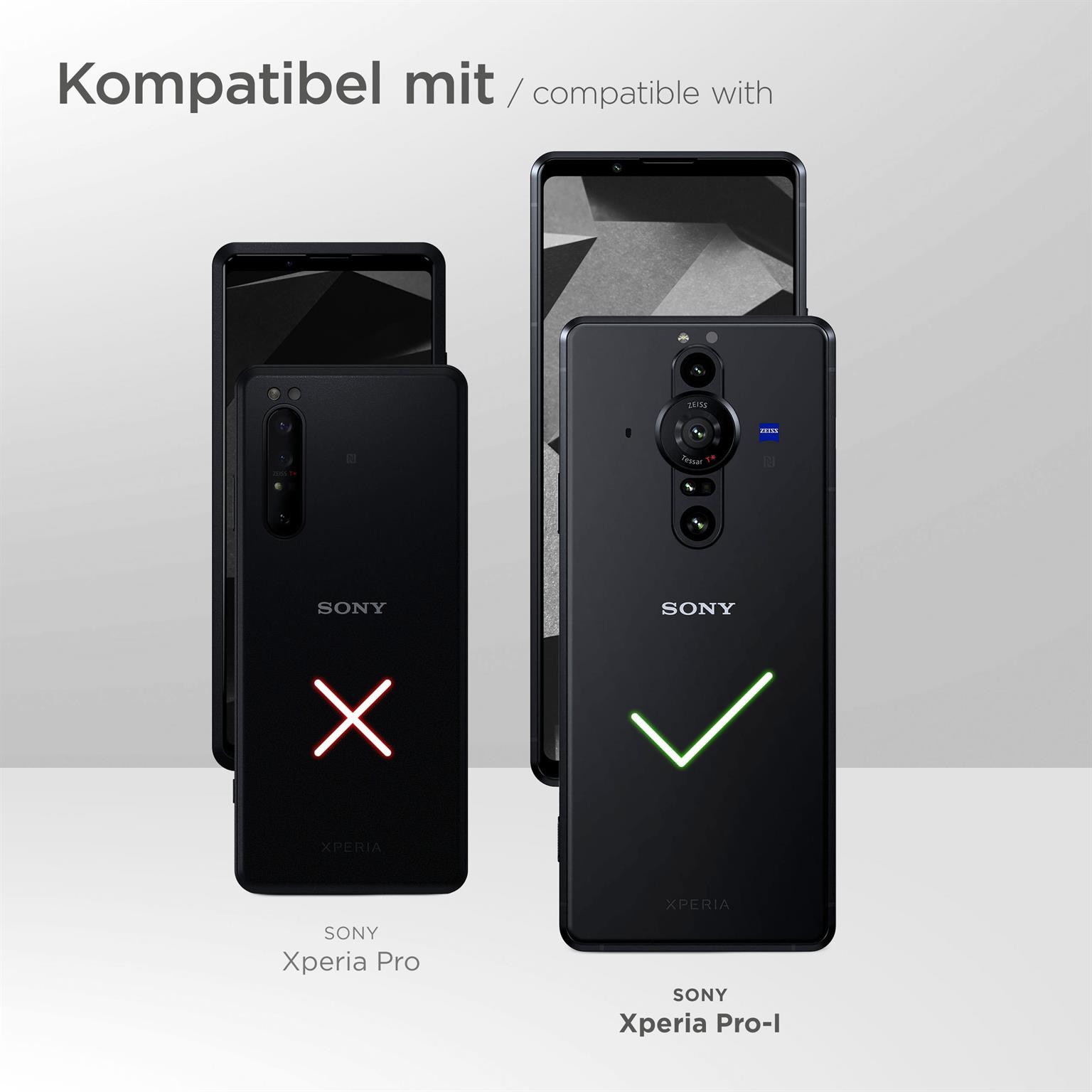 moex Aero Case für Sony Xperia Pro-I – Durchsichtige Hülle aus Silikon, Ultra Slim Handyhülle