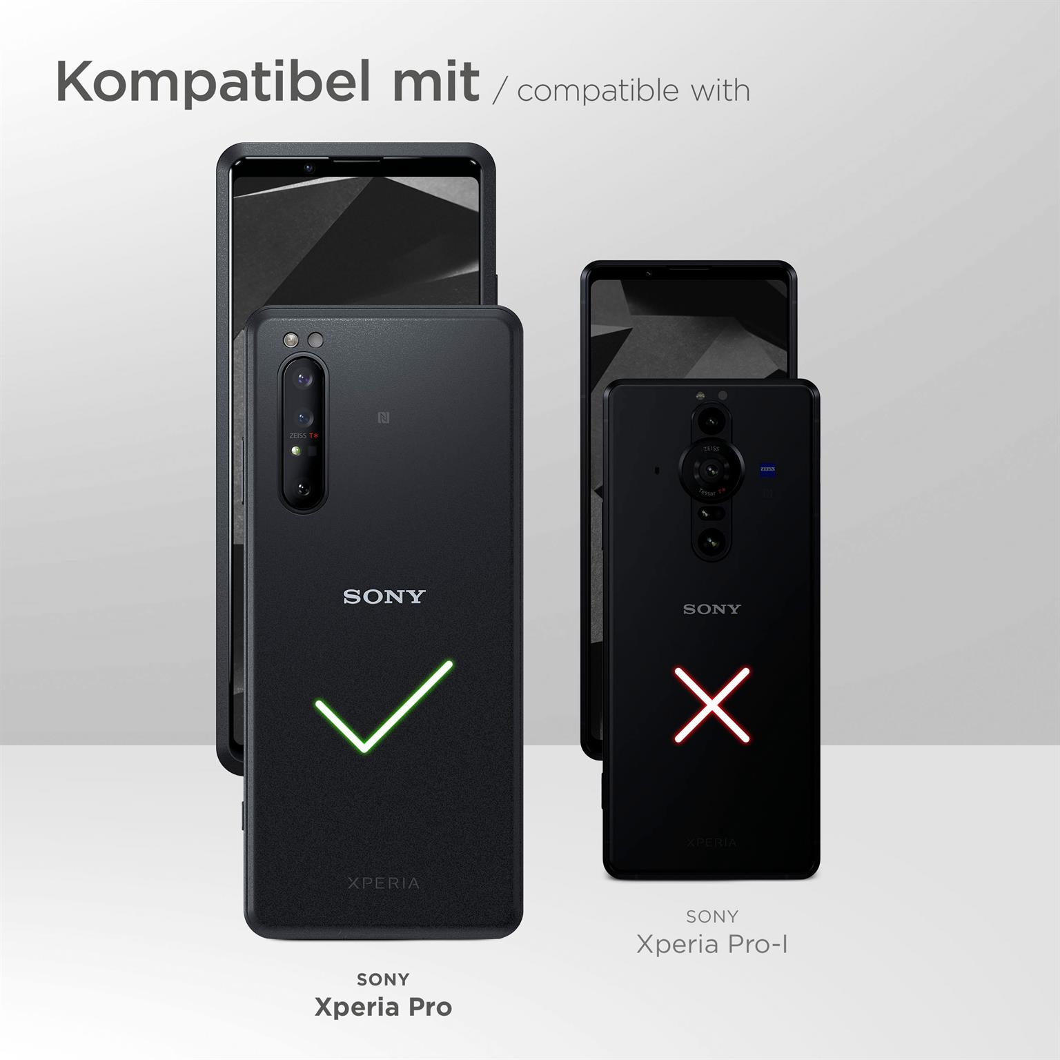 moex Agility Case für Sony Xperia Pro – Handy Gürteltasche aus Nylon mit Karabiner und Gürtelschlaufe