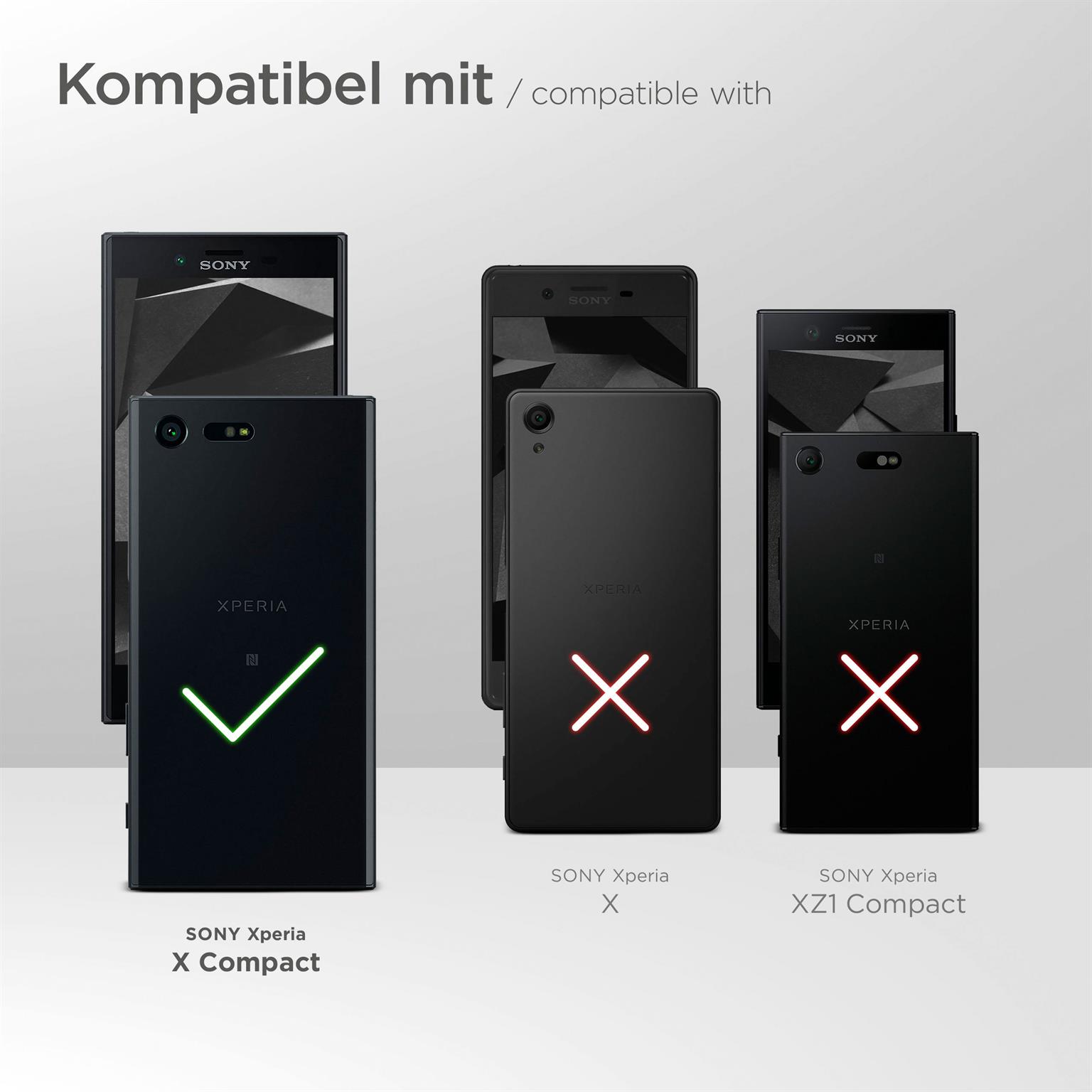 moex Agility Case für Sony Xperia X Compact – Handy Gürteltasche aus Nylon mit Karabiner und Gürtelschlaufe