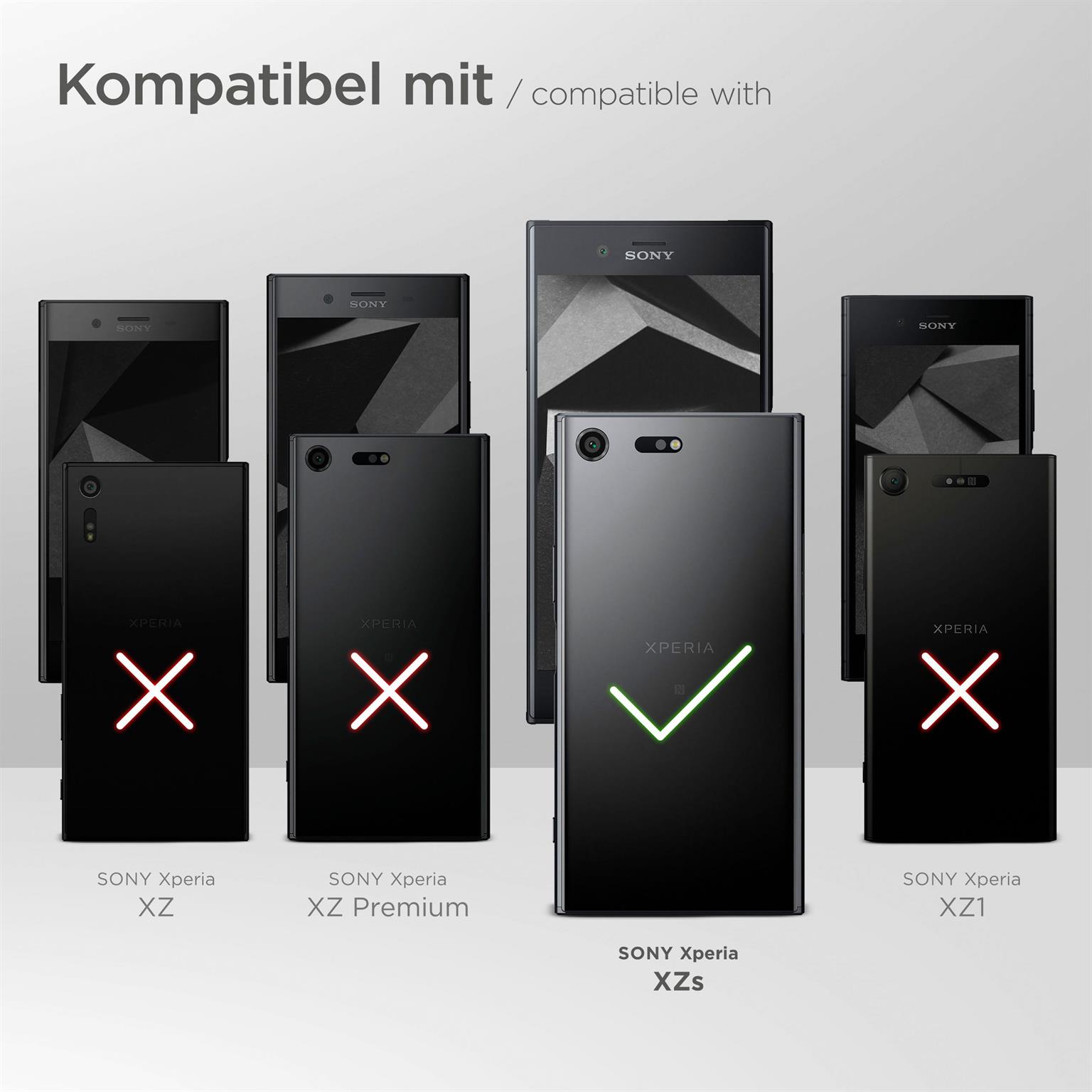 moex FlexProtect Matt für Sony Xperia XZs – Anti Reflex Schutzfolie für besten Displayschutz, Matt