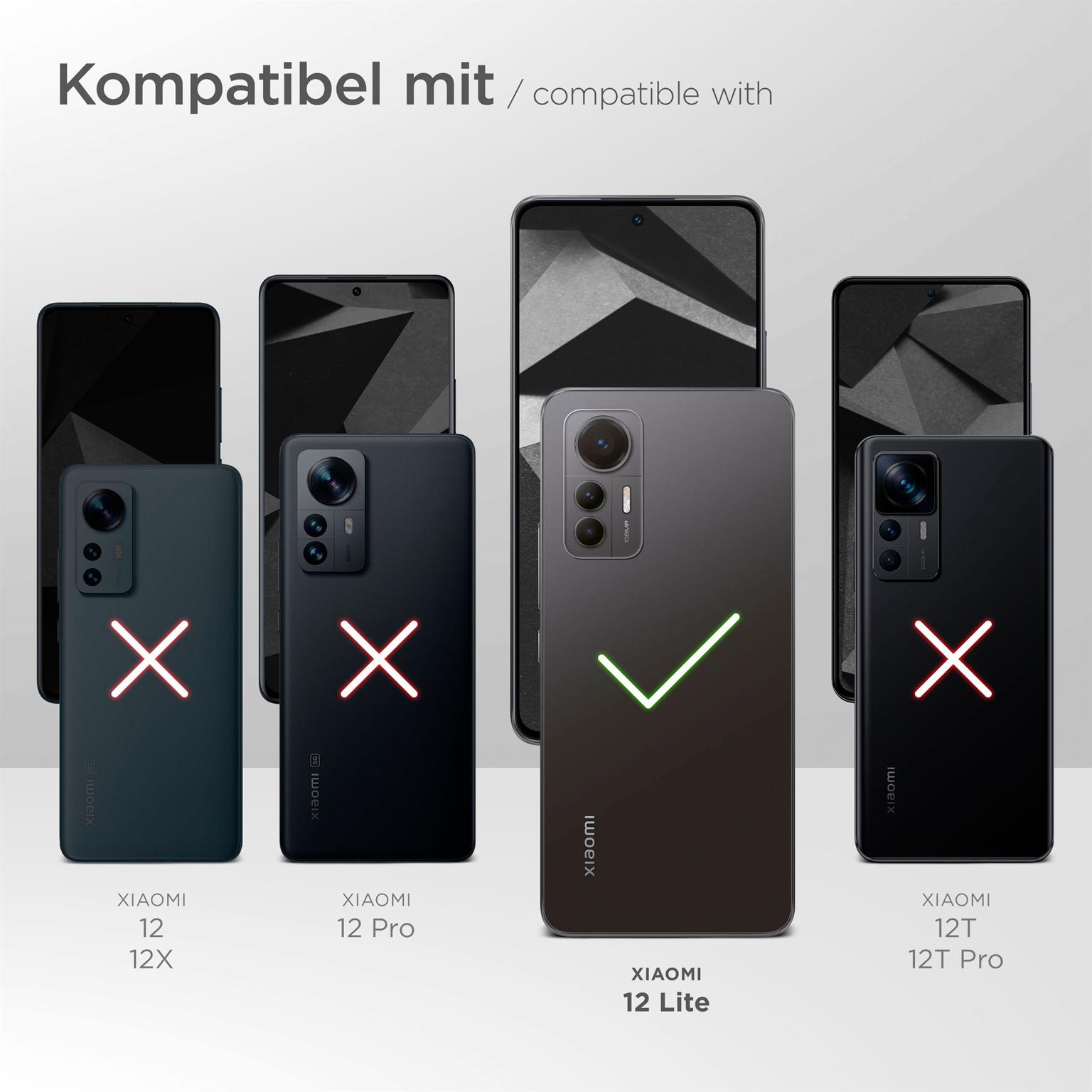 moex Agility Case für Xiaomi 12 Lite – Handy Gürteltasche aus Nylon mit Karabiner und Gürtelschlaufe