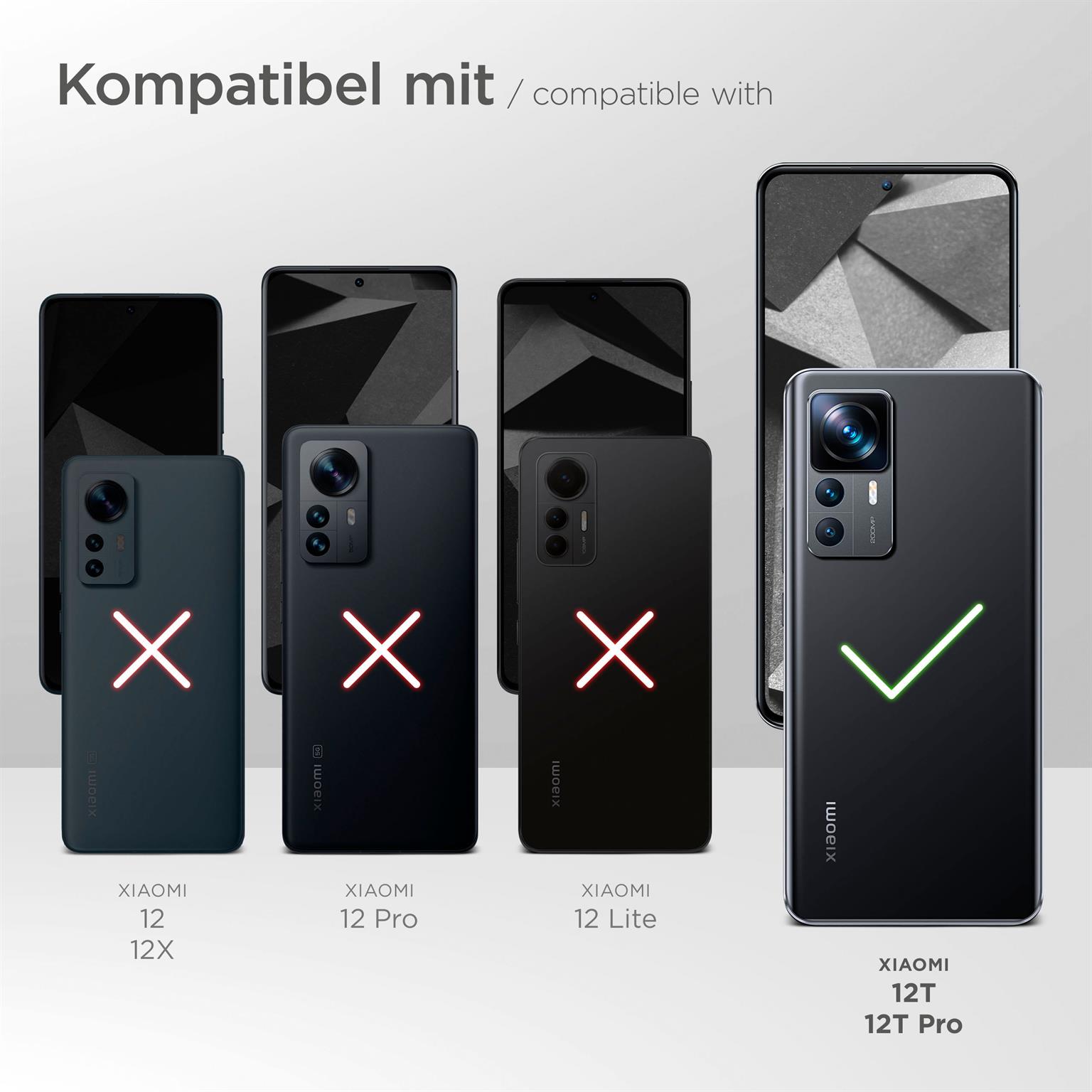 moex Agility Case für Xiaomi 12T Pro – Handy Gürteltasche aus Nylon mit Karabiner und Gürtelschlaufe
