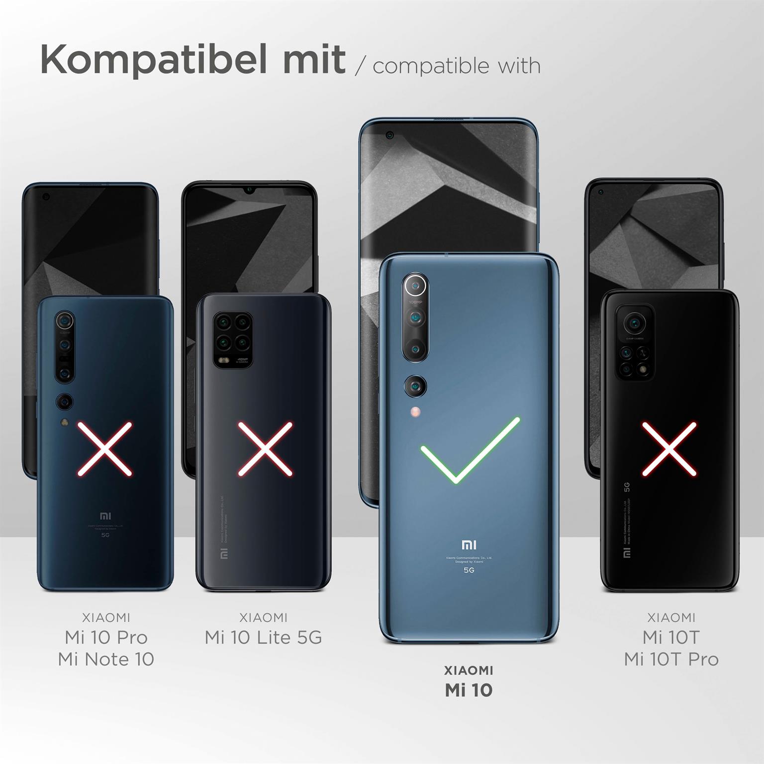 moex Purse Case für Xiaomi Mi 10 – Handytasche mit Geldbörses aus PU Leder, Geld- & Handyfach