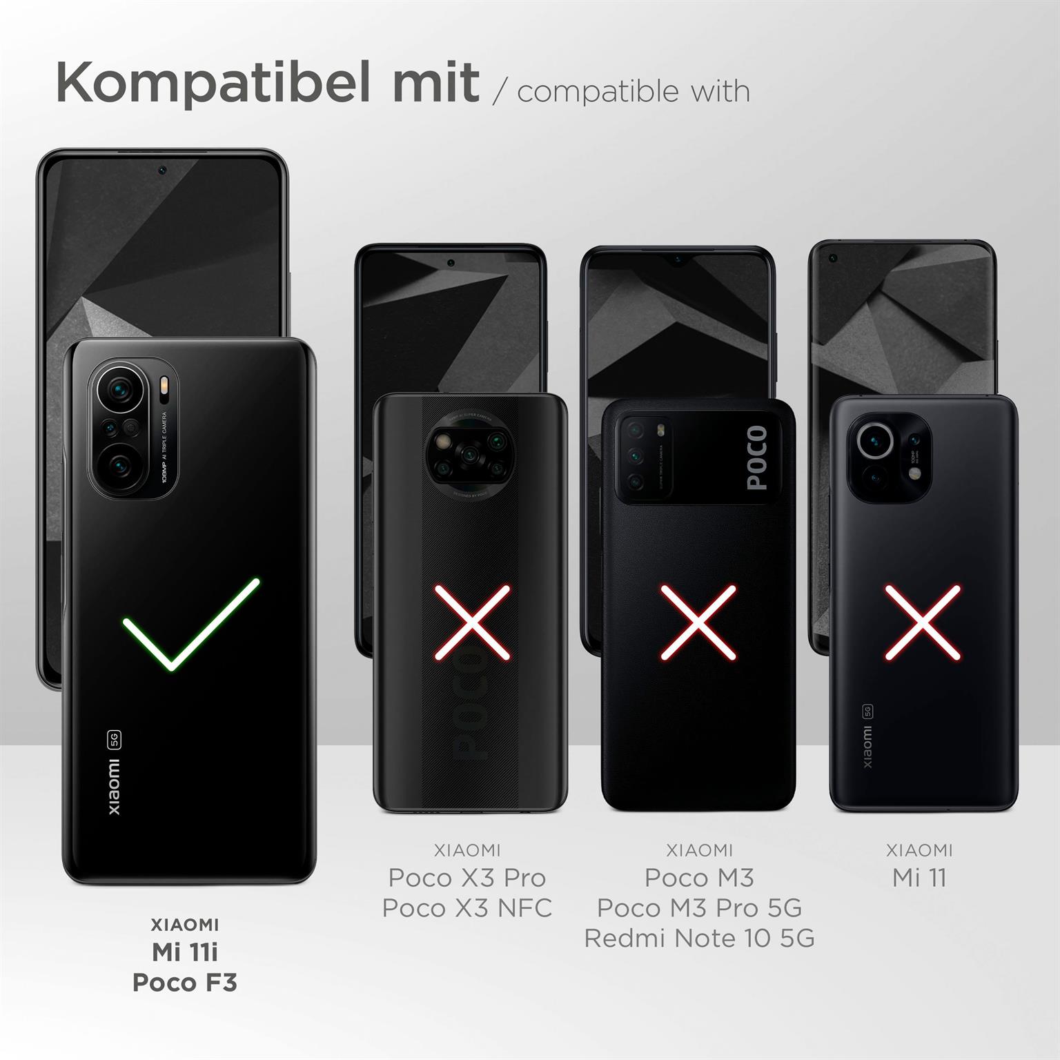 moex Fitness Case für Xiaomi Mi 11i – Handy Armband aus Neopren zum Joggen, Sport Handytasche – Schwarz