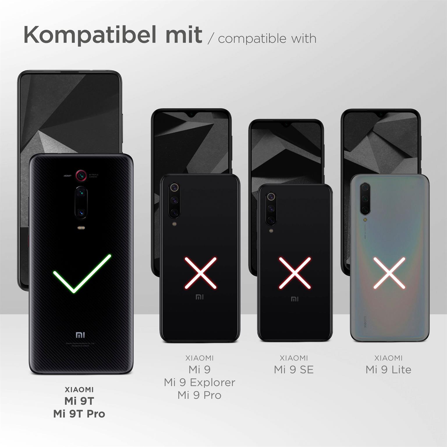 moex Aero Case für Xiaomi Mi 9T – Durchsichtige Hülle aus Silikon, Ultra Slim Handyhülle