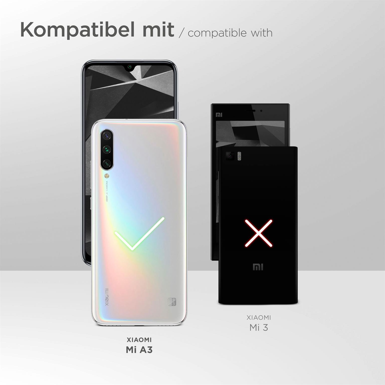 moex Pull Case für Xiaomi Mi A3 – Handyhülle zum Einstecken mit Ausziehhilfe