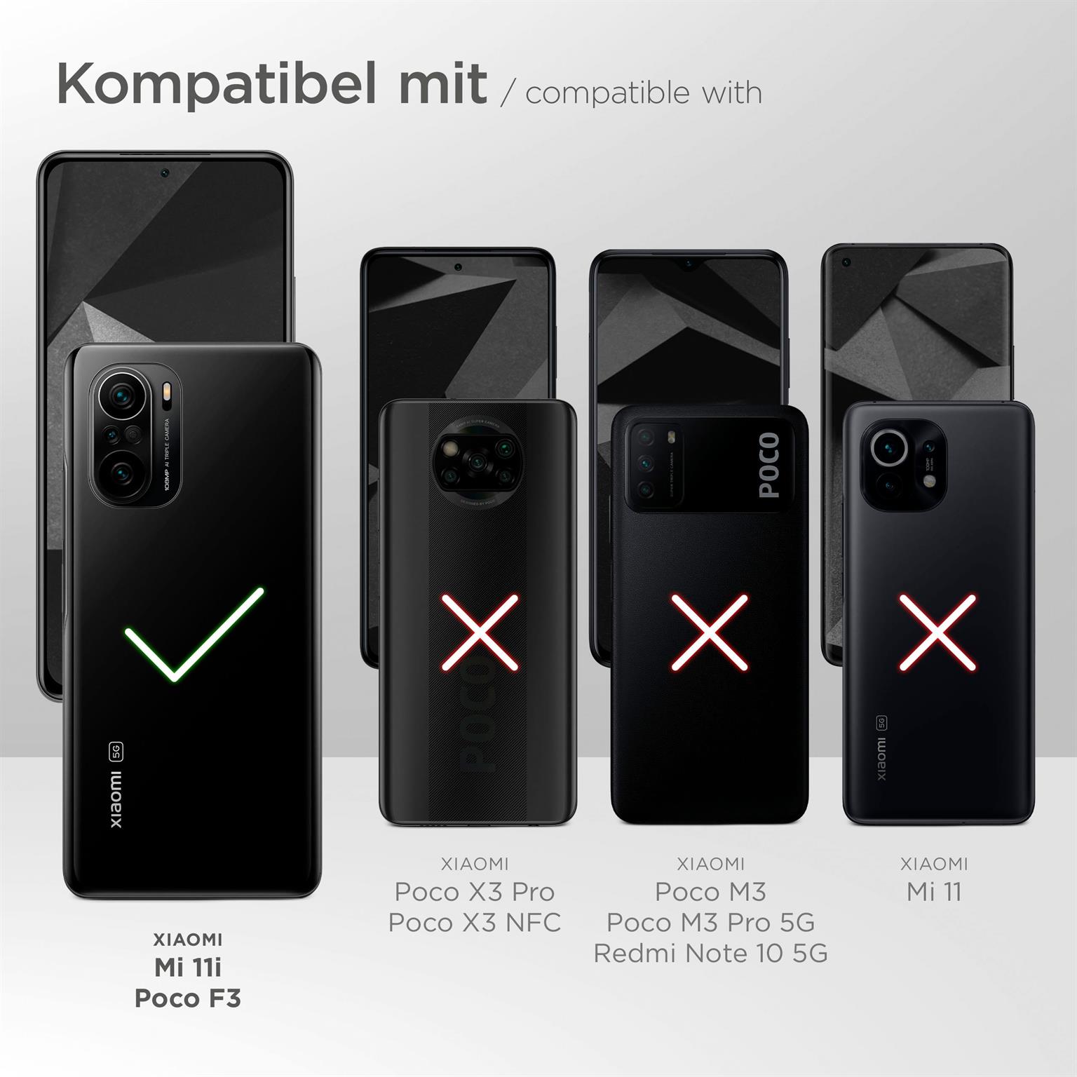 moex Mesh Case für Xiaomi Poco F3 – Handy Gürteltasche aus Nylon, Quertasche mit Gürtelclip