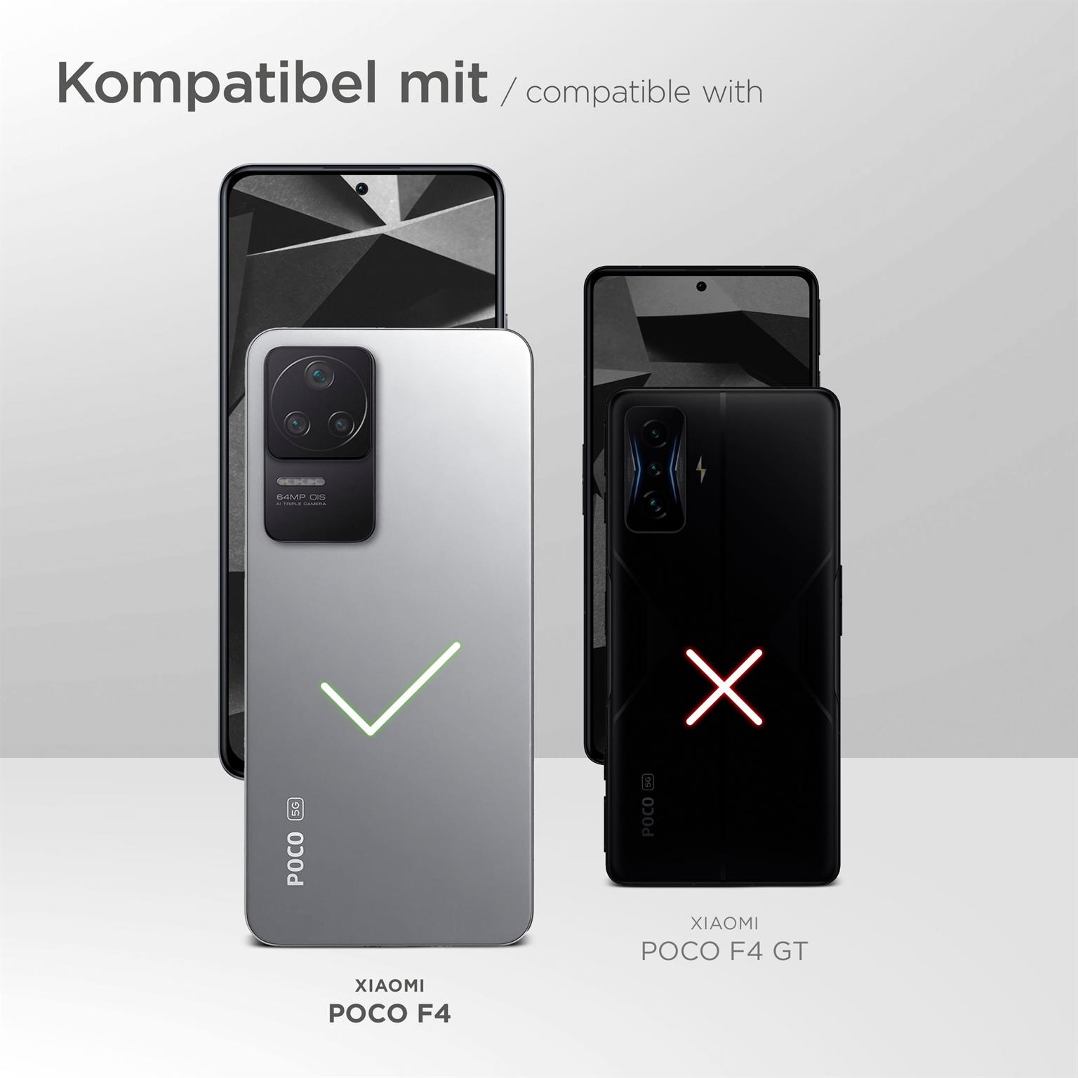 moex Unleash für Xiaomi Poco F4 – Handykette ohne Hülle, schnell abnehmbar mit Karabiner