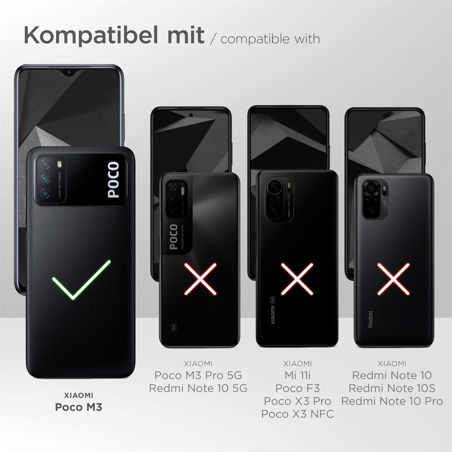 ONEFLOW Soft Case für Xiaomi Poco M3 – weiche Handyhülle aus Silikon mit Kameraschutz