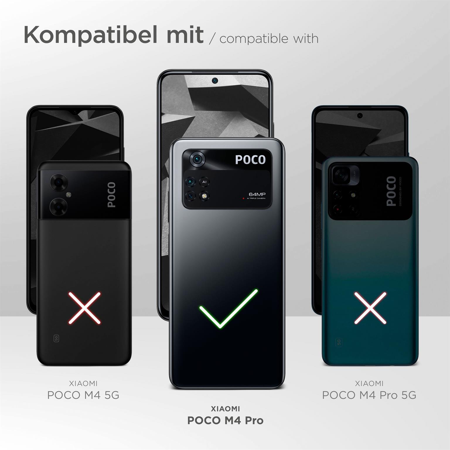 moex FlexProtect Klar für Xiaomi Poco M4 Pro – Schutzfolie für unsichtbaren Displayschutz, Ultra klar