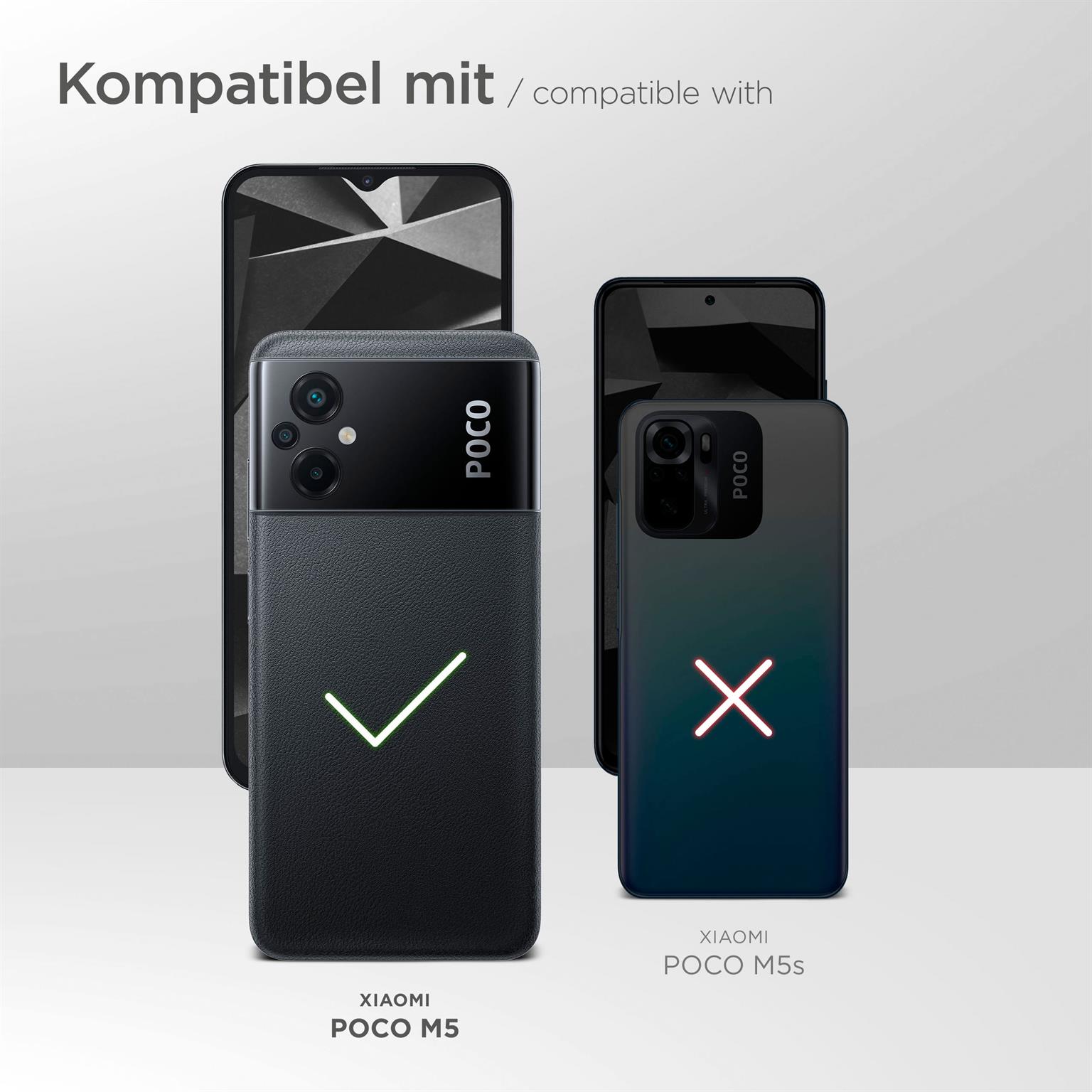 moex FlexProtect Klar für Xiaomi Poco M5 – Schutzfolie für unsichtbaren Displayschutz, Ultra klar