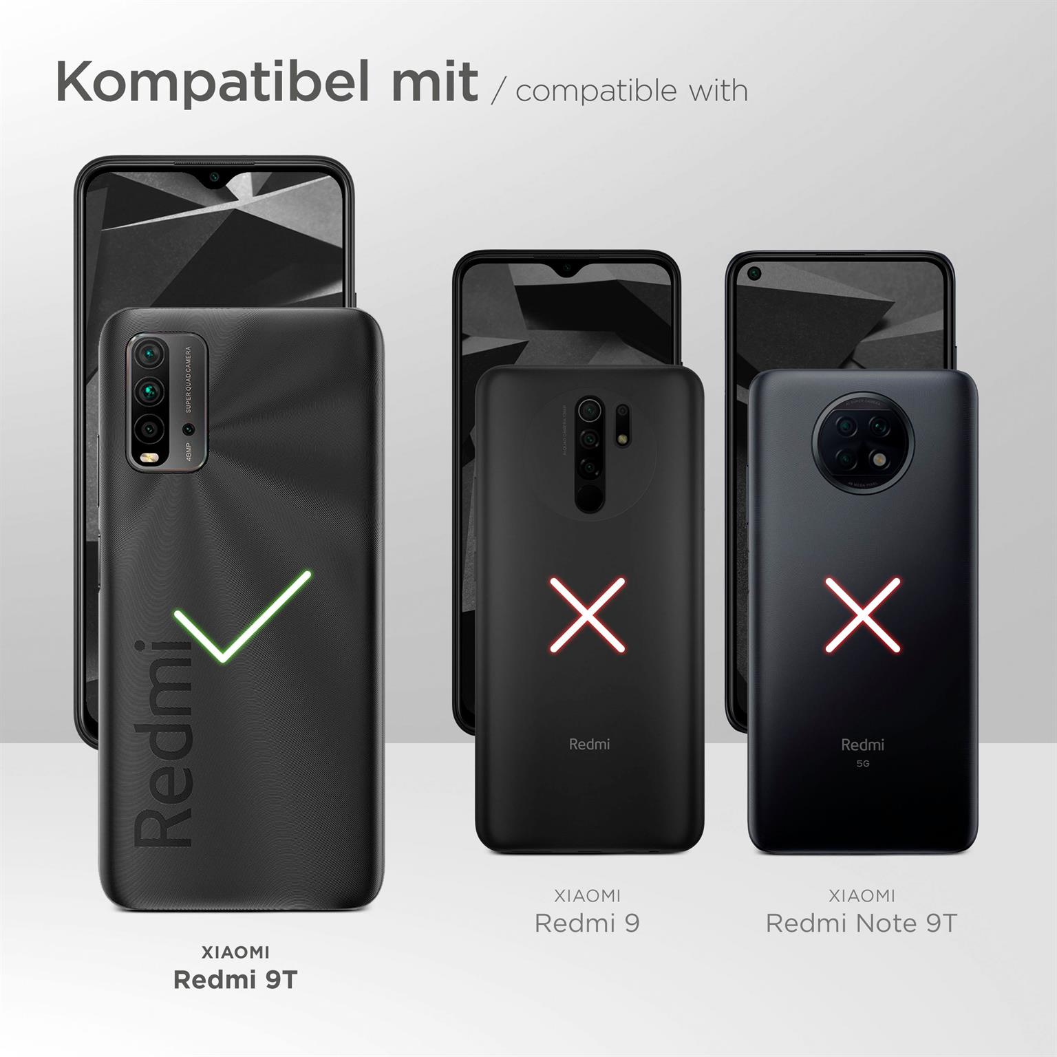 moex ShockProtect Klar für Xiaomi Redmi 9T – Panzerglas für kratzfesten Displayschutz, Ultra klar