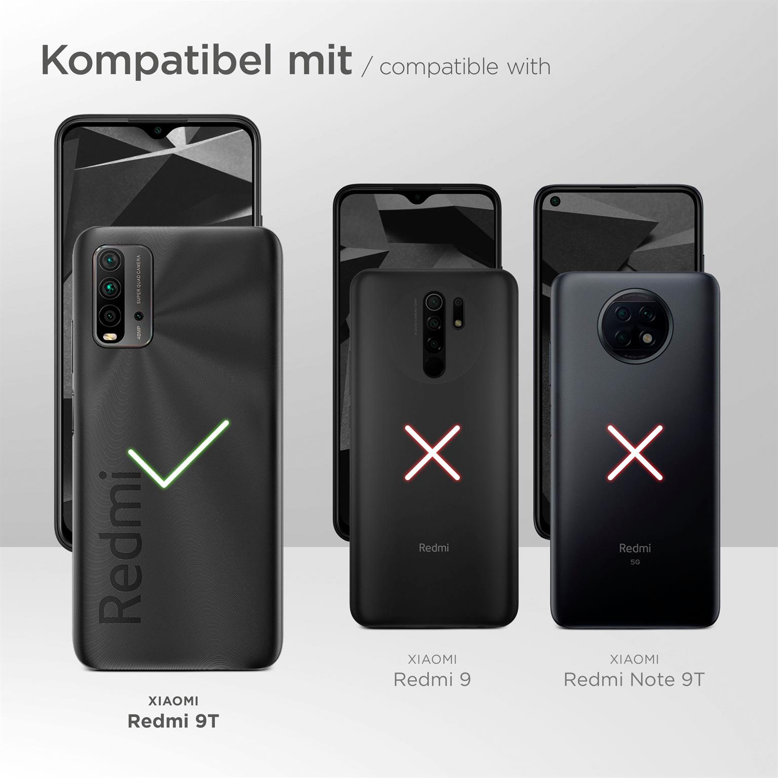 moex Free Spirit für Xiaomi Redmi 9T – Hülle mit Kette zum Umhängen, abnehmbare Handykette