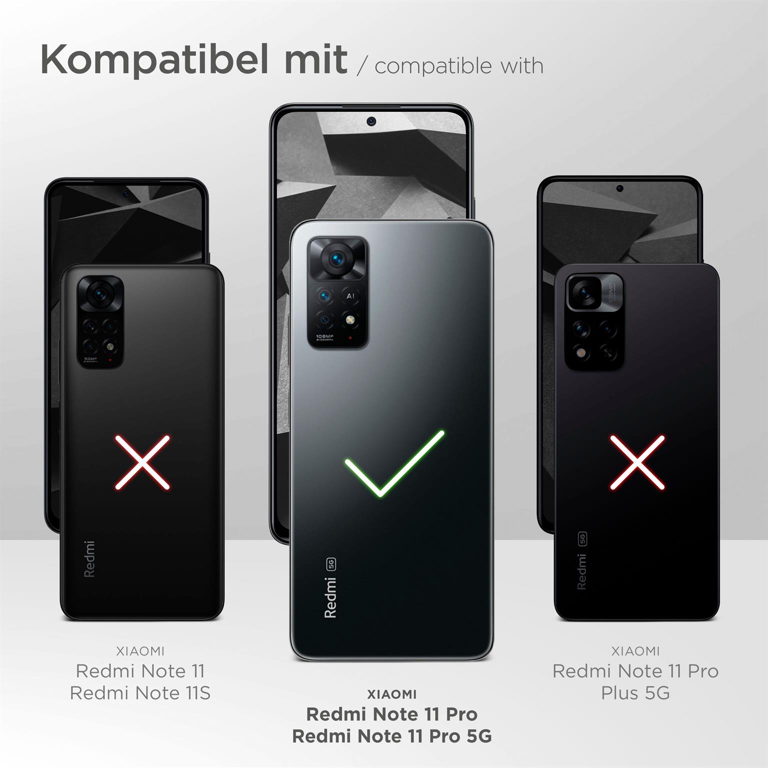 moex Alpha Case für Xiaomi Redmi Note 11 Pro – Extrem dünne, minimalistische Hülle in seidenmatt