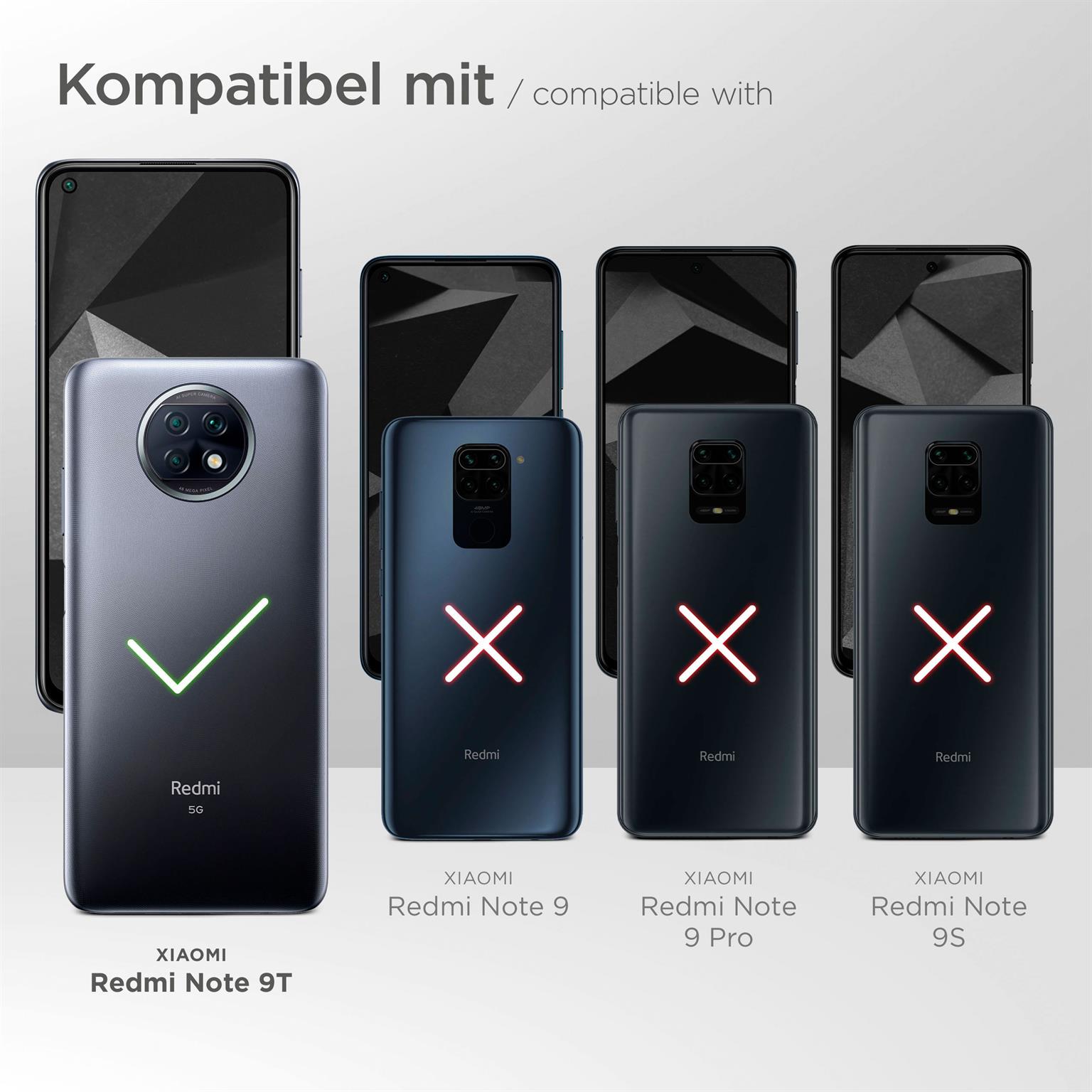 moex FlexProtect Matt für Xiaomi Redmi Note 9T – Anti Reflex Schutzfolie für besten Displayschutz, Matt