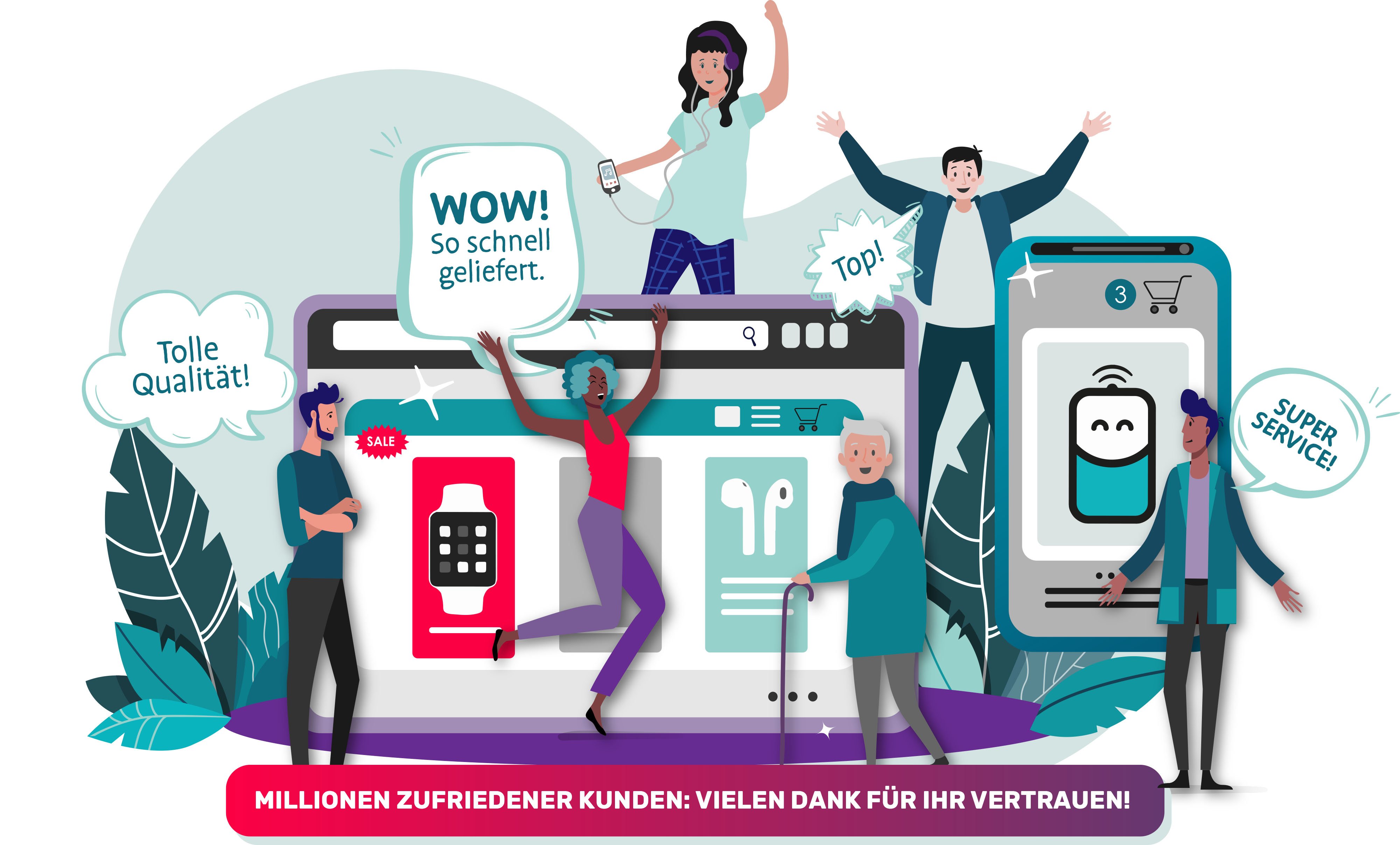 Vielen Dank für Ihr Vertrauen!
