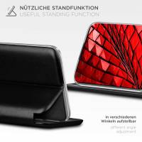 ONEFLOW Business Case für OnePlus Nord 2 5G – Klappbare Handytasche mit Kartenfach und Ständer