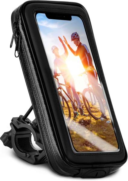 moex TravelCompact für Apple iPhone 12 Pro – Lenker Fahrradtasche für Fahrrad, E–Bike, Roller uvm.