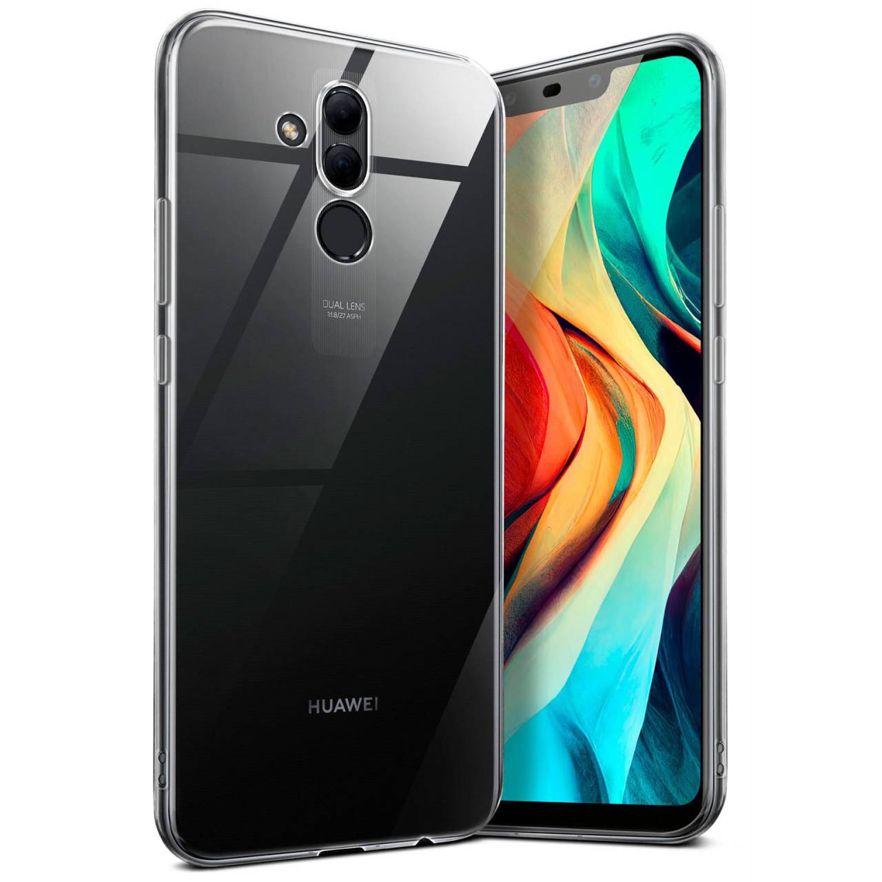 moex Aero Case Huawei Mate 20 Lite durchsichtig aus Silikon