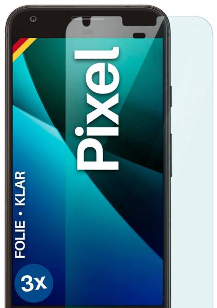 moex FlexProtect Klar für Google Pixel – Schutzfolie für unsichtbaren Displayschutz, Ultra klar
