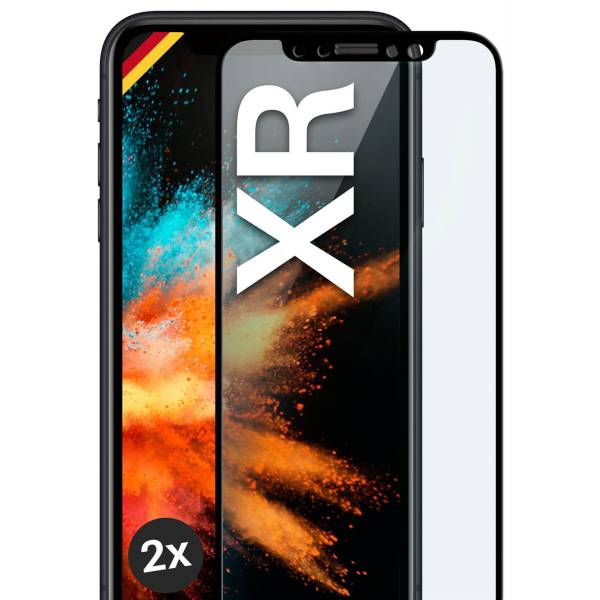 moex CurveProtect für Apple iPhone XR – Full Screen Schutzfolie – Curved 3D Panzerglas