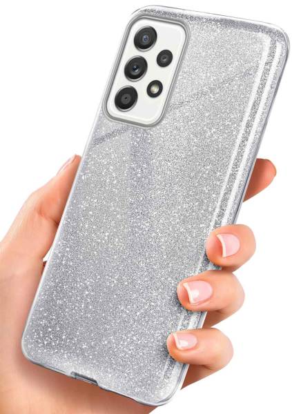 ONEFLOW Glitter Case für Samsung Galaxy A72 5G – Glitzer Hülle aus TPU, designer Handyhülle