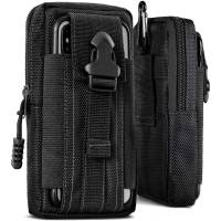 ONEFLOW Survival Case für Sony Xperia Z3 Compact – Handy Gürteltasche aus Oxford Nylon mit Karabiner