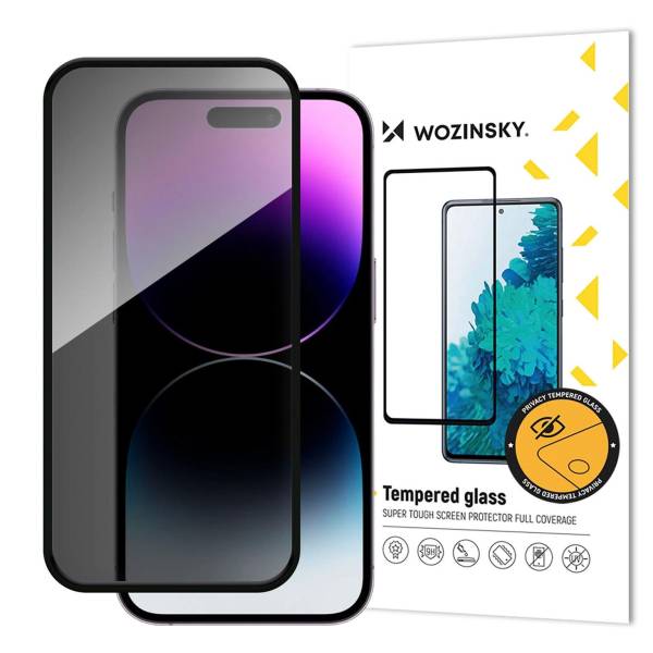 Wozinsky Privacy Glass iPhone 16 Panzerglas Sichtschutz