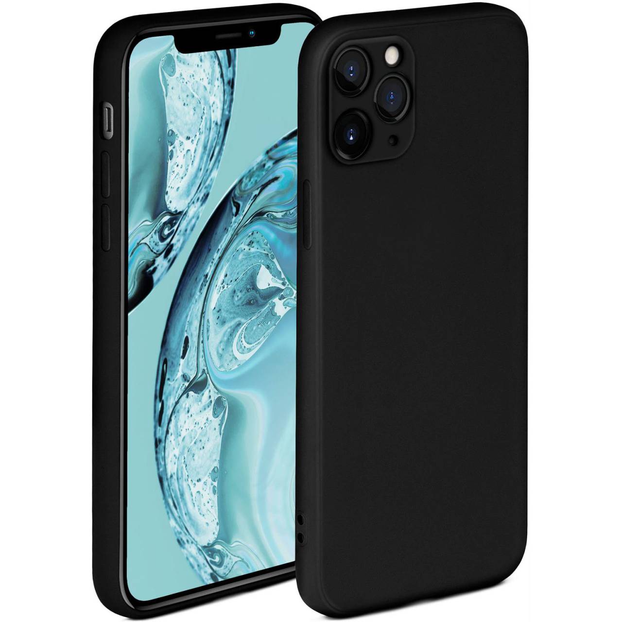 ONEFLOW Soft Case für Apple iPhone 11 Pro – weiche Handyhülle aus Silikon mit Kameraschutz