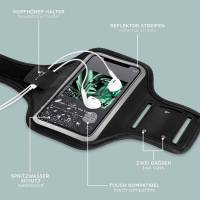 ONEFLOW Workout Case für LG Q6 – Handy Sport Armband zum Joggen und Fitness Training