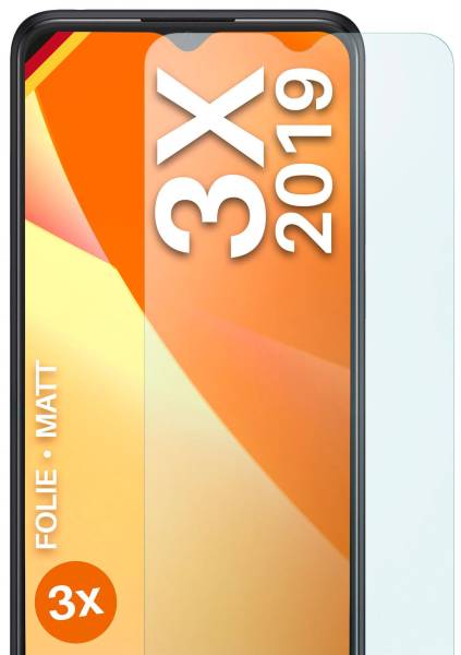 moex FlexProtect Matt für Alcatel 3X (2019) – Anti Reflex Schutzfolie für besten Displayschutz, Matt