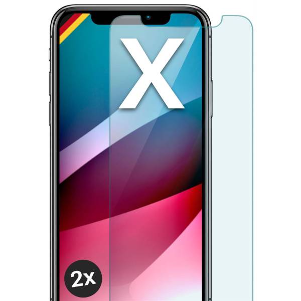 moex ShockProtect iPhone X Panzerglas Klar