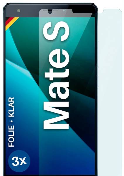 moex FlexProtect Klar für Huawei Mate S – Schutzfolie für unsichtbaren Displayschutz, Ultra klar