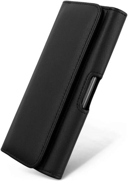 moex Snap Bag für Apple iPhone 14 Pro – Handy Gürteltasche aus PU Leder, Quertasche mit Gürtel Clip