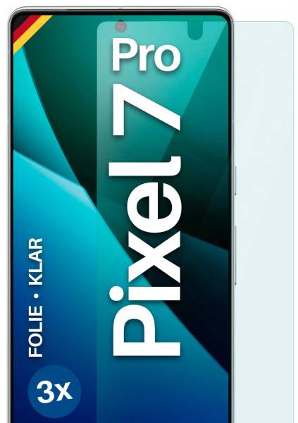 moex FlexProtect Klar für Google Pixel 7 Pro – Schutzfolie für unsichtbaren Displayschutz, Ultra klar