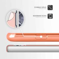 moex Chrome Case für Huawei P8 Lite 2015 – Handy Bumper mit Chrom Rand – Transparente Hülle