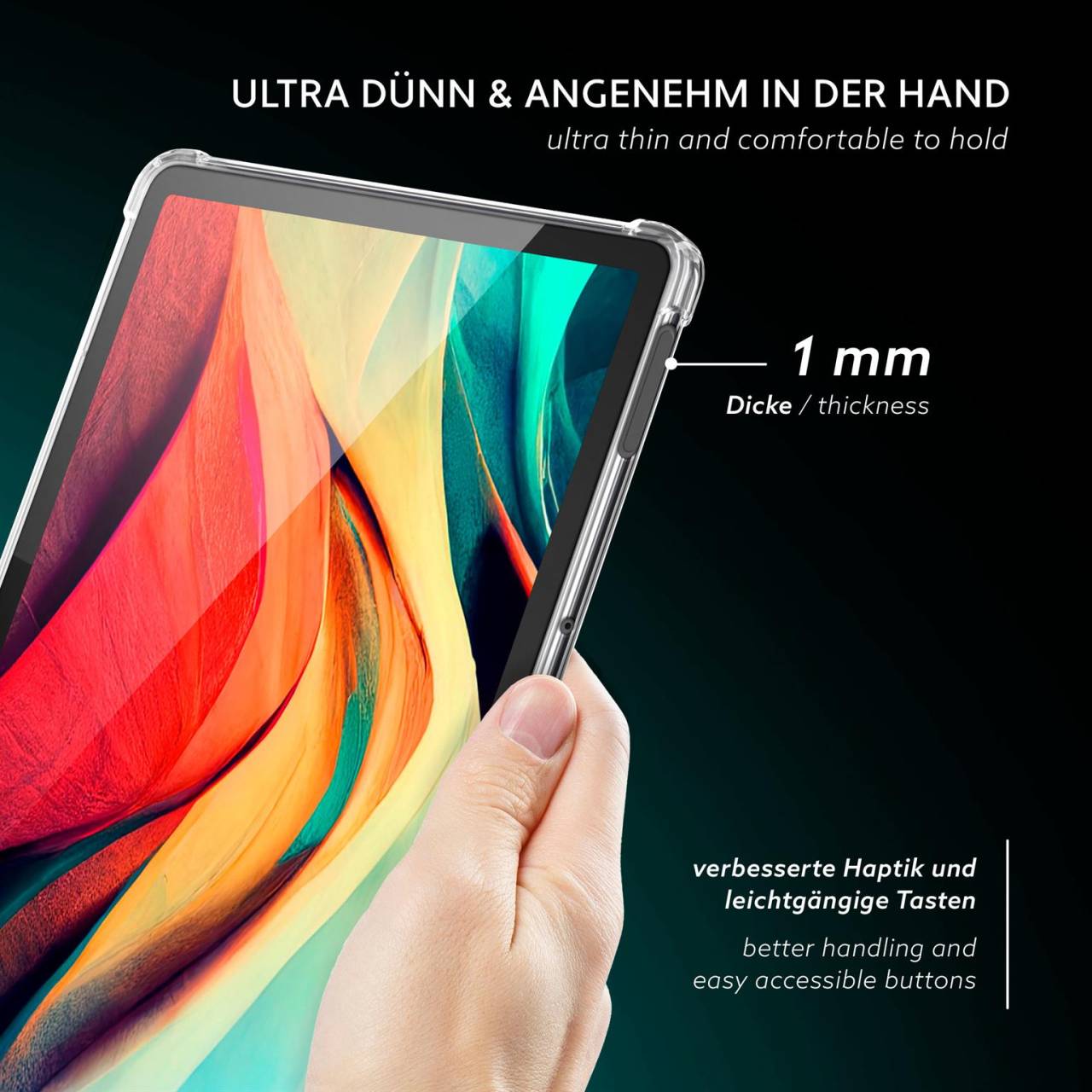 moex Aero Case Lenovo Tab M11 durchsichtig aus Silikon