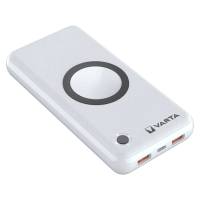 VARTA Powerbank – 2x USB-A + 1x USB-C bidirektional für Smartphones und andere Geräte, mit Qi-Charging, 20000 mAh