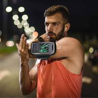 ONEFLOW Workout Case für Huawei P40 Lite E – Handy Sport Armband zum Joggen und Fitness Training