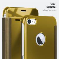 moex Void Case für Apple iPhone 5s – Klappbare 360 Grad Schutzhülle, Hochglanz Klavierlack Optik