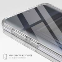 ONEFLOW Touch Case für Samsung Galaxy S20 – 360 Grad Full Body Schutz, komplett beidseitige Hülle