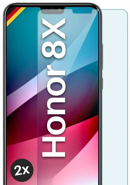 moex ShockProtect Klar für Huawei Honor 8X – Panzerglas für kratzfesten Displayschutz, Ultra klar