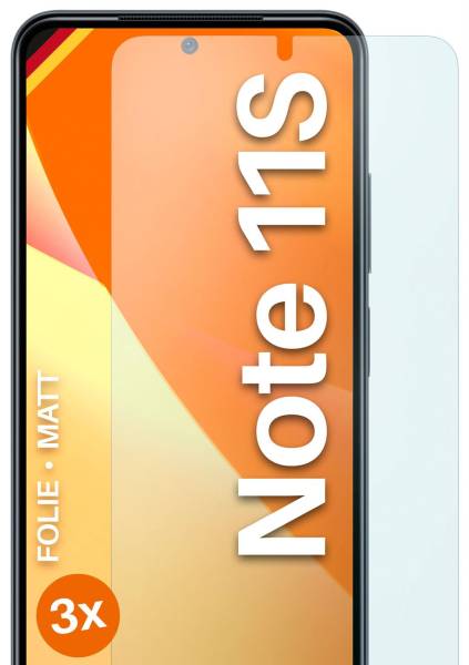 moex FlexProtect Redmi Note 11S Schutzfolie Matt